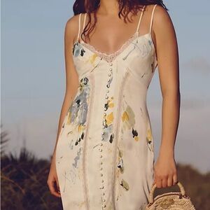 Anthropologie floral Dress size 4